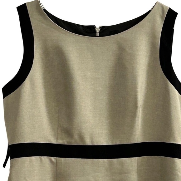 Evan-Picone Women's Beige Sheath Dress Size 10 Knee Length Formal Work - Picture 2 of 10